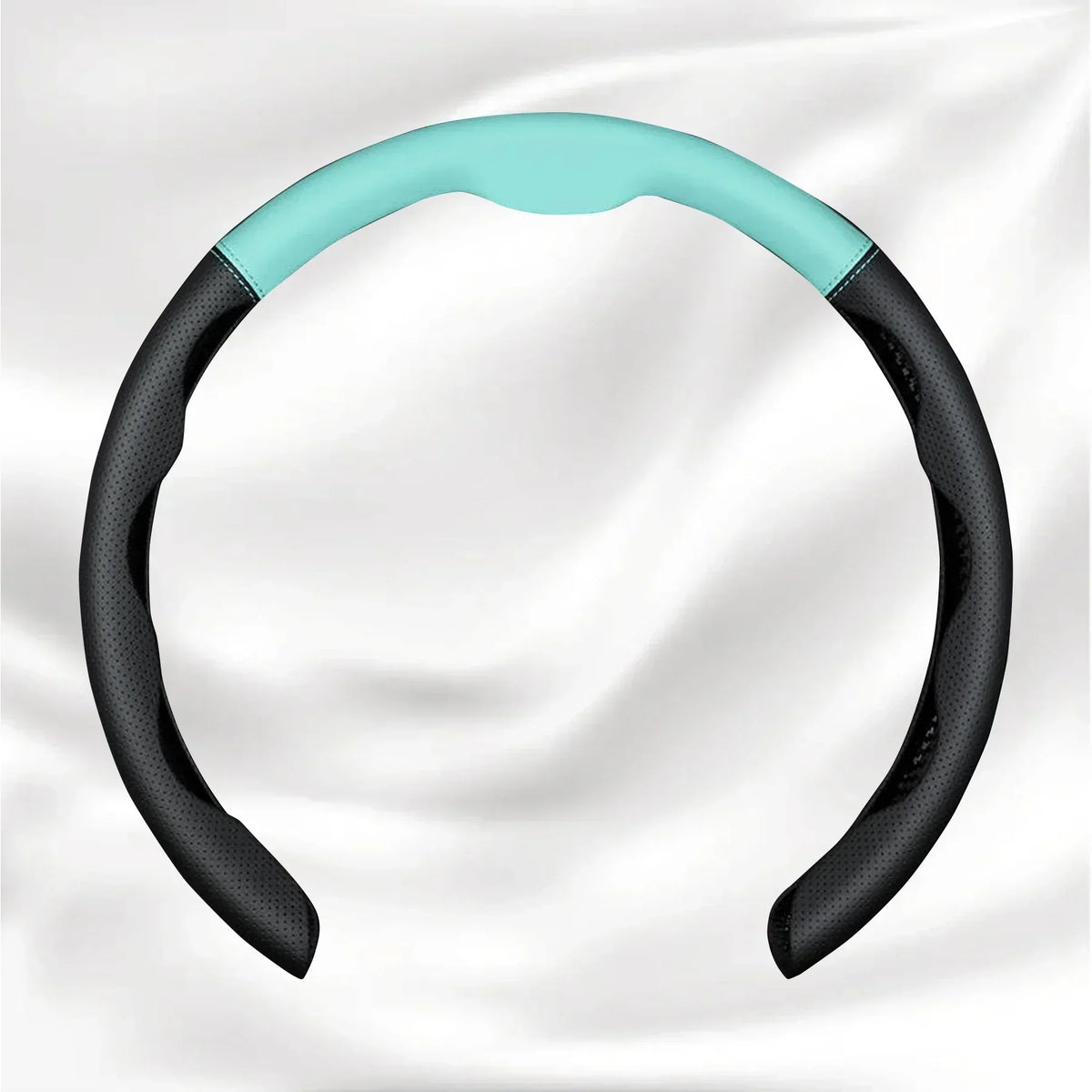 Nexi Customized Car Logo Breathable Ultra-thin 5D Leather & Carbon Car Steering Wheel Cover Universal Fit