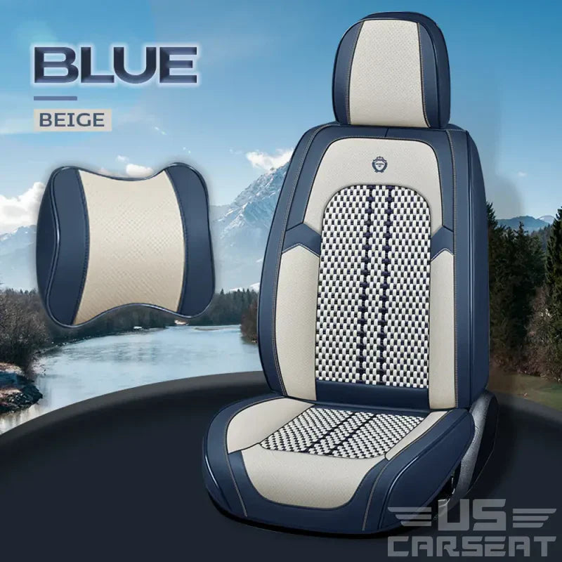 US Nox Full Set Universal Breathable Waterproof Vehicle Leather Cover for Cars, SUV