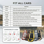 US Nox Full Set Universal Breathable Waterproof Vehicle Leather Cover for Cars, SUV